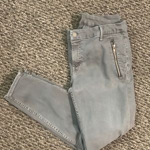 MOTHER Crop zip Muse Green from Nordstrom SZ 30